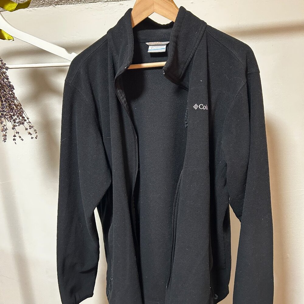 Columbia fleece jacket black L